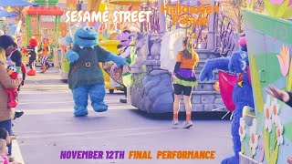 Final 2023 Sesame Street Halloween Parade  Nov 12th Performance Sesame Place Furry Friends Weekend [upl. by Lika320]