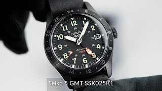 Seiko 5 GMT SSK025K1 [upl. by Tiertza334]