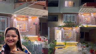 NIGHT VIEW OF OUR HOME HOME TOUR PART 3 [upl. by Hassin374]