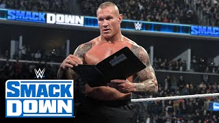 FULL SEGMENT – Randy Orton officially signs with SmackDown SmackDown highlights Dec 1 2023 [upl. by Shama]