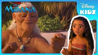 Moanas Big Decision Time ⏳  Moana  Disney Kids [upl. by Ecnadnak395]