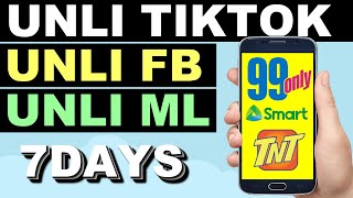 UNLI TIKTOKFBML FOR 99 PESOS TNTSMART  GOODS FOR 7DAYS [upl. by Nolra48]