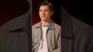 Tom Holland got pranked interview shorts tomholland [upl. by Meekah526]