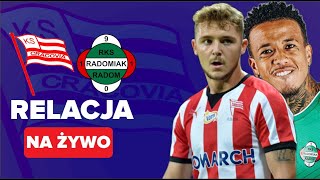 Cracovia  Radomiak Radom MECZ NA ĹťYWO Ekstraklasa RELACJA KOMENTARZ STUDIO [upl. by Edak]