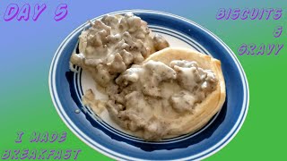 Biscuits and Gravy  Vlogmas Day 5 [upl. by Eletnahs]