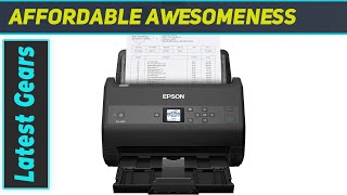 Epson Workforce ES865 High Speed Color Duplex Document Scanner with Twain Driver Overview [upl. by Amme354]