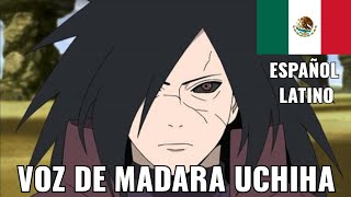 Así suena la voz de MADARA UCHIHA en Español Latino Naruto Shippuden [upl. by Imnubulo]