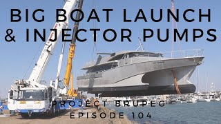 Launching a Wave Piercing TriHull amp D722 Kubota Genset Injector Pump Work  Project Brupeg Ep 104 [upl. by Attesoj]