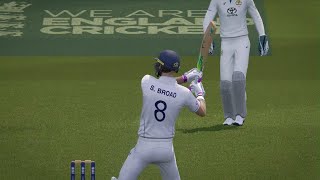 Cricket 24 Cummins Gets Broad  Caught by Travis Head in a Spectacular Display [upl. by Nira717]