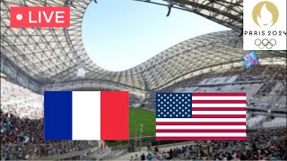 ФРАНЦИЯ  США  ОЛИМПИЙСКИЕ ИГРЫ 2024  ПРЯМАЯ ТРАНСЛЯЦИЯ  FRANCE  USA  OLYMPIC GAMES 2024  LIVE [upl. by Ramsey172]