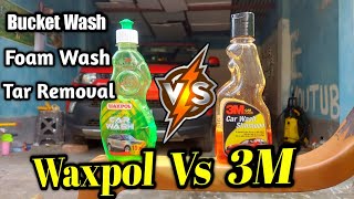 Waxpol HD Car Shampoo Vs 3M Car ShampooComparison [upl. by Ardnic754]