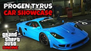 GTA 5  quotProgen Tyrusquot Car Showcase Cunning Stunts DLC [upl. by Meriel]