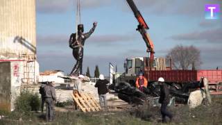 Adiós definitivo al monumento de Onésimo Redondo en Valladolid [upl. by Drhcir]