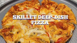 Homestyle DeepDish Pizza  Easiest PIZZA Recipe [upl. by Pollard88]