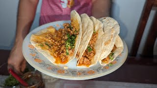 TACOS DE CARNE MOLIDA EN SU ADOBO [upl. by Atneuqal]