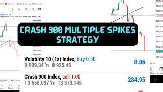 Over 1500 Catching Multiple Spikes Crash 900 Best Profitable Forex Trading Strategy Boom amp Crash [upl. by Sifan]