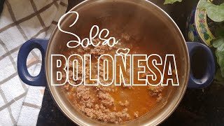 Salsa de Carne o boloñesa explicación paso a paso [upl. by Duyne354]