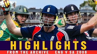 Gibbs and Flintoff Star in RainShortened Match  Classic ODI  England v South Africa 2008 [upl. by Byrd]