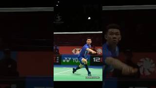 Chen Long vs Lee Zii Jia intense rally 🔥🔥🔥 badminton leeziijia chenlong sports shorts [upl. by Searby583]