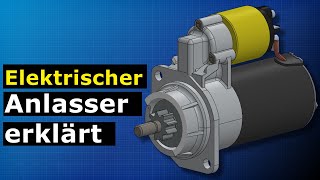 Der Anlasser  Wie der elektrische AnlasserMotor im Autos funktioniert [upl. by Derag]