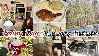 🌧️COZY Rainy Day Homemaking Motivation DITL🌧️  Cleaning Motivation  Home Sweep Home [upl. by Bail800]