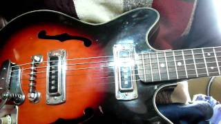 Teisco EP2L Semi Acoustic Guitar Japan Vintage Mid 60s [upl. by Occir751]