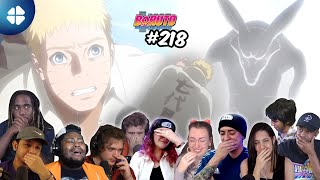 💔Kuramas Death Reaction MASHUP 😭🦊 Boruto 218 Part 2 🇯🇵 [upl. by Mllly]