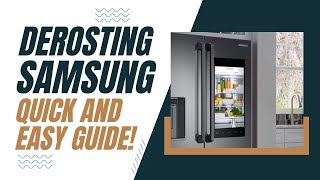 Defrosting Your Samsung Fridge Ice Maker Quick and Simple Guide [upl. by Llimaj]