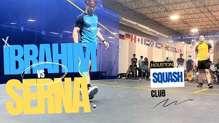 First Game Showdown Huzaifa Ibrahim vs Nicolas Serna  Squash Match Highlights [upl. by Thorlie]