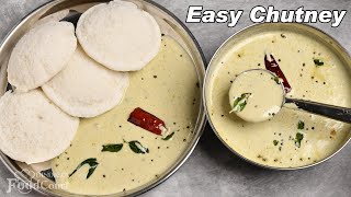 Chutney Recipe Without Coconut No Coconut Chutney Side Dish For Idli Dosa [upl. by Emawk985]