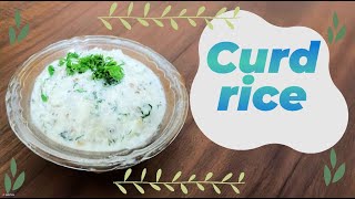 curd rice [upl. by Conney]