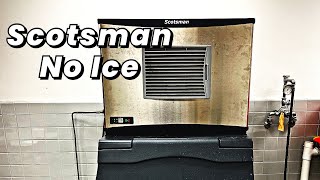 Prodigy Scotsman Ice Machine Not Making Ice  C0530MA1E Two Flash Code [upl. by Latnahc]