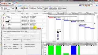 Tutorial Project libre Configuración de duración modificación de calendarios [upl. by Kcirad]