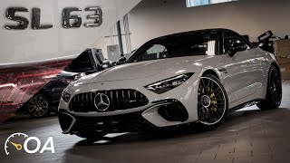 2022 Mercedes AMG SL63 Roadster In Depth Review and Drive [upl. by Ataynek]