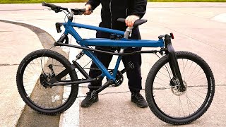 DIY FrontWheel Drive Bicycle with Rear Wheel Steering  Epic Custom Bike Build [upl. by Anidam]