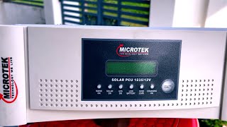 Microtek solar Inverter All Important Setting amp Features  Solar Inverter Setting [upl. by Oyek478]