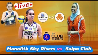 LIVE  Monolith Sky Risers vs Saipa Club Club𝐀𝐬𝐢𝐚𝐧 𝐖𝐨𝐦𝐞𝐧𝐬 𝐂𝐥𝐮𝐛 𝐕𝐨𝐥𝐥𝐞𝐲𝐛𝐚𝐥𝐥 𝐂𝐡𝐚𝐦𝐩𝐢𝐨𝐧𝐬𝐡𝐢𝐩 [upl. by Flatto]