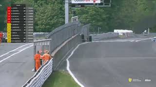 Simmerson and Seale BIG crash in Ferrari Challenge UK [upl. by Kate]