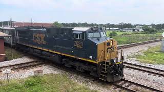 6 trains in 3 hours at Plant City FL L780 3 times P091 twice and CSX M441 [upl. by Leasim294]