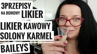 Domowy alkohol Przepis na likier solony karmel Likier kawowy Przepis na baileys [upl. by Anauqat]