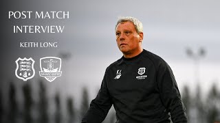 Post Match Interview  Keith Long Galway United FC  H [upl. by Aihsemaj722]