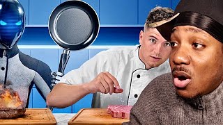 Robots vs Chef The Ultimate Cooking Battle [upl. by Roybn]