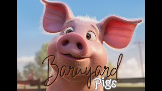 Barnyard Pigs Storybook Song [upl. by Arodnahs591]