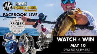 Wes Seigler from Seigler Reels on The Kayak Fishing Show LIVE [upl. by Selrac]