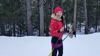 Cross country skiing Chamonix French Alps Try not to laugh [upl. by Melesa]