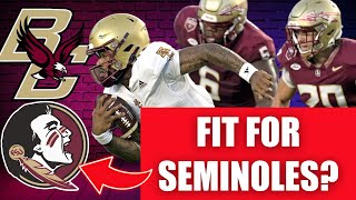 Boston College SOURCE Surprised Me on Thomas Castellanos  FSU Football [upl. by Medeah]