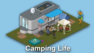 How to BUILD a Habbo Gypsy Caravan  Habbo Camping Life Style [upl. by Donoghue102]