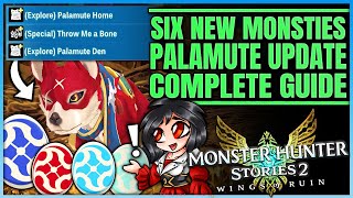 Six New Monsties  Incredible Genes  Element Palamute Update  Guide  Monster Hunter Stories 2 [upl. by Jotham]