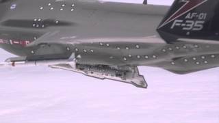 First F35A InFlight Missile Launch [upl. by Iaria]