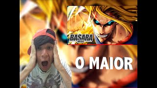 REAGINDO a SIMBOLO DA PAZ  ALL MIGHT  react basara bokunoheroacademia [upl. by Doralynne495]